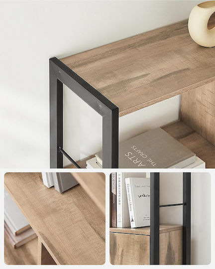 Bibliothek Toasted Oak Farbe 30x74x154cm