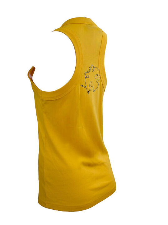 Apple Boxer 0310400 Men's Sleeveless Undershirt Yellow