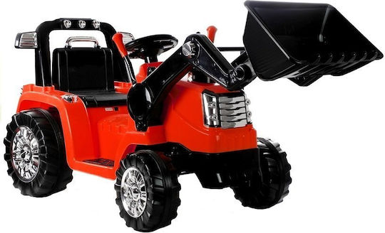 Excavator pentru copii cu pedale cu Pedale Rosu