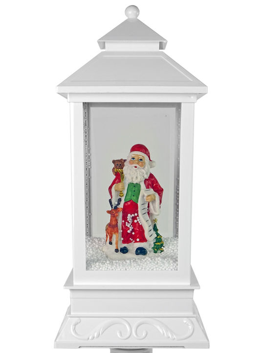 Christmas Decorative Traffic Light Lighted with Santa Claus