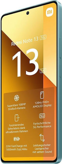 Xiaomi Redmi Note 13 5G Dual SIM (6GB/128GB) Ocean Teal