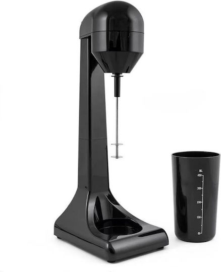 Hausberg Milk Frother Tabletop 120W with 2 Speed Level Black