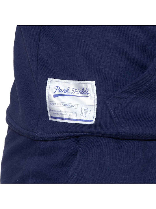 Sweatshirt with Hood Blue