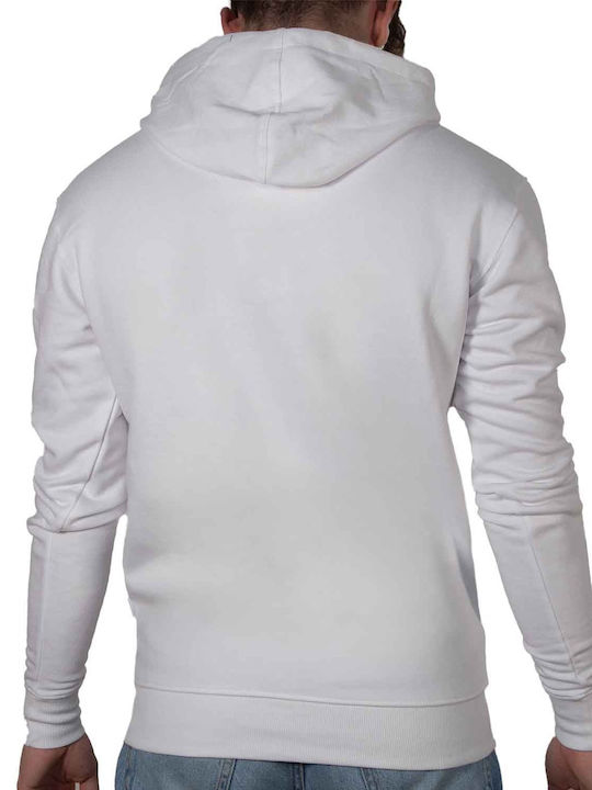Sweatshirt with Hood White