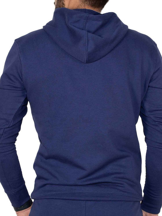 Sweatshirt with Hood Blue