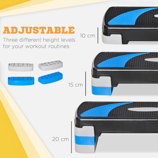 HomCom Aerobic Stepper με Ρυθμιζόμενο Ύψος