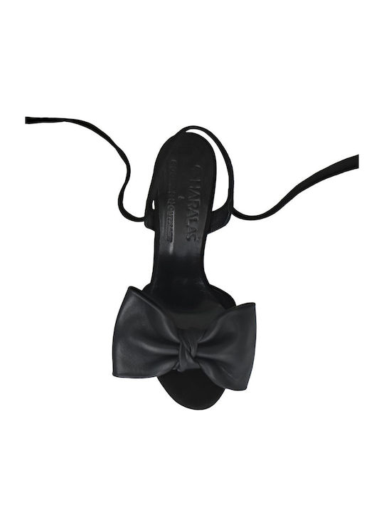 Suede Sandalen Schwarz