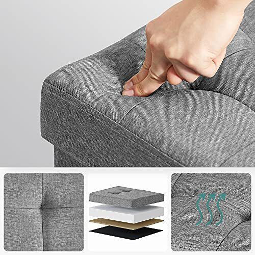 Hocker Bankhocker Mit Stauraum Hölzernes Gray 76x38x40cm