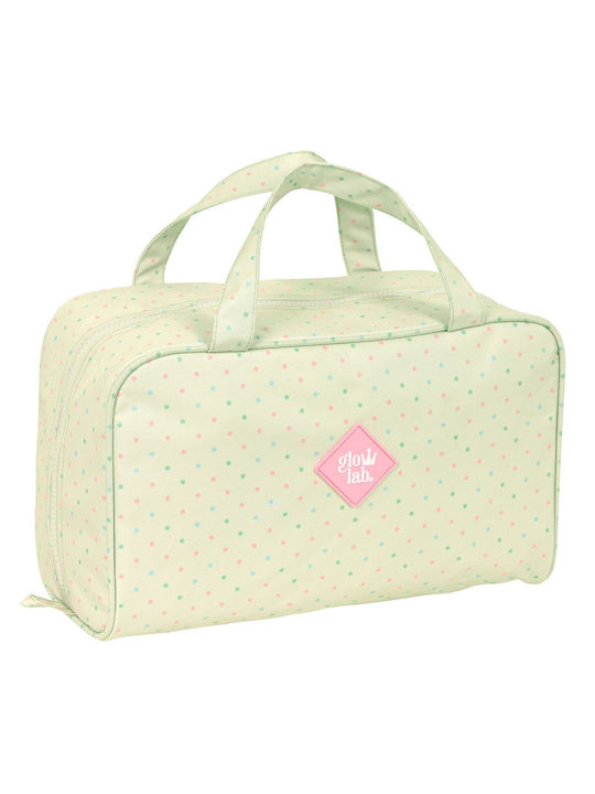 Glow Lab Toiletry Bag in Beige color 31cm