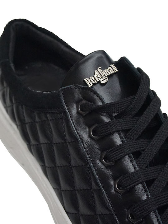 SN03 Ανδρικά Sneakers Black Capitone
