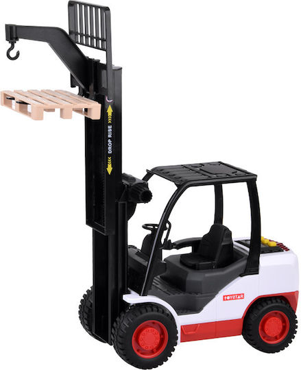 Jokomisiada Mașinuță Forklift Palet Scară 1:12 Pull Back Pentru 3+ Ani