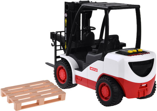 Jokomisiada Mașinuță Forklift Palet Scară 1:12 Pull Back Pentru 3+ Ani
