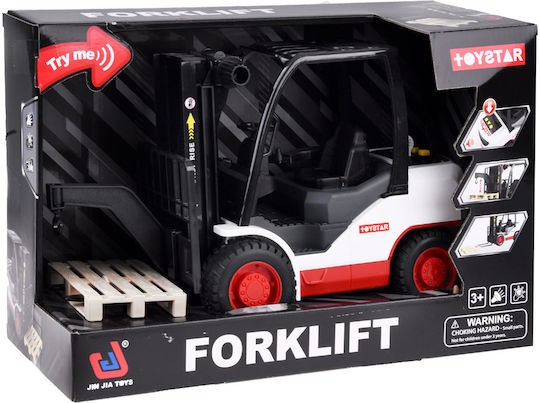Jokomisiada Mașinuță Forklift Palet Scară 1:12 Pull Back Pentru 3+ Ani