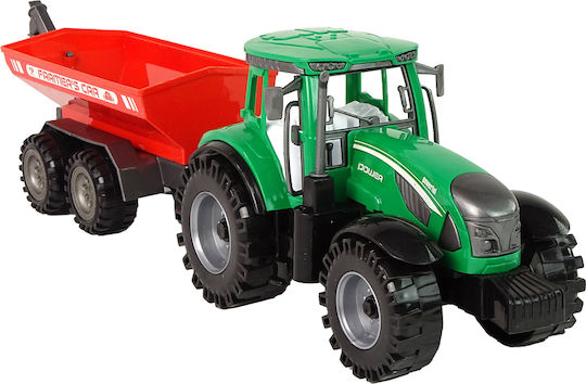 Lean Toys Tractor Pickup Truck Pull Back for 3+ Years
