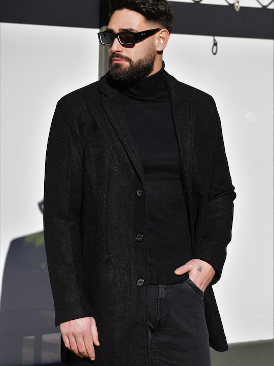 Men's Half Coat Black