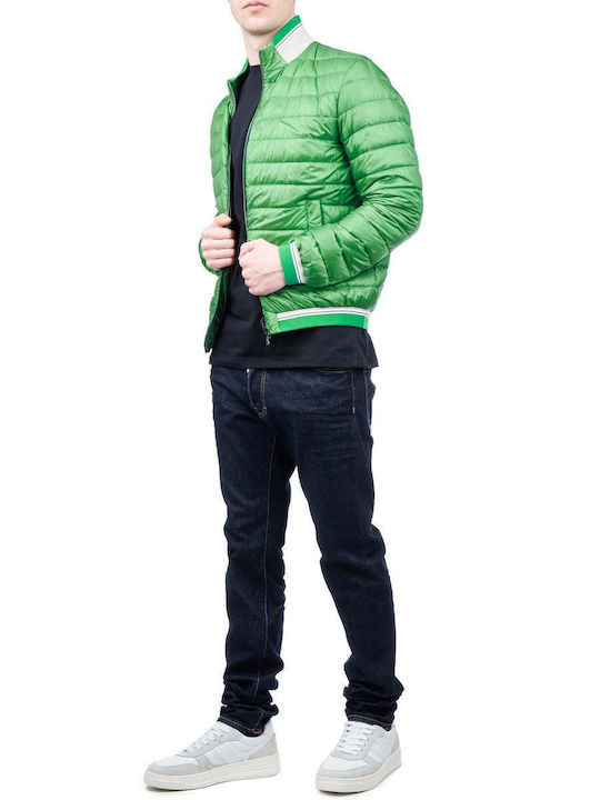 Jachetă de Iarnă Puffer Verde