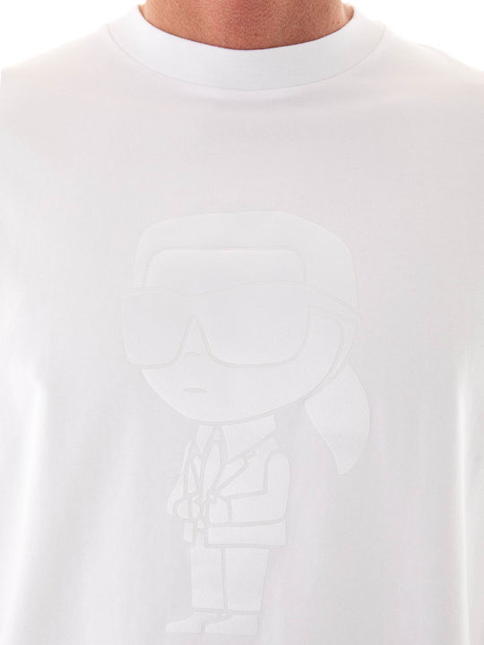 Karl Lagerfeld Men's Undershirt Short-sleeved White.