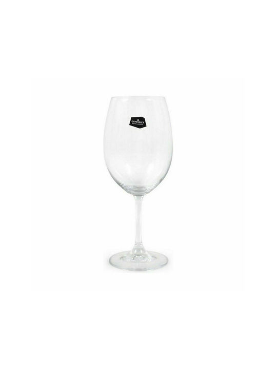 Crystalex CZ Set de Pahare pentru Vin Alb din Cristal Fără Colțuri 450ml 4buc