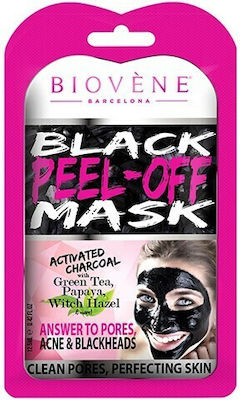 Biovene Black Peel - Of Răspuns la porii Acnee și puncte negre Mască de Față pentru Exfoliere / Curățare 12.5ml