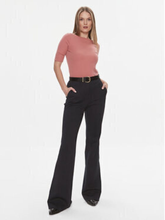 Women's Blouse Cotton with 3/4 Sleeve Pink