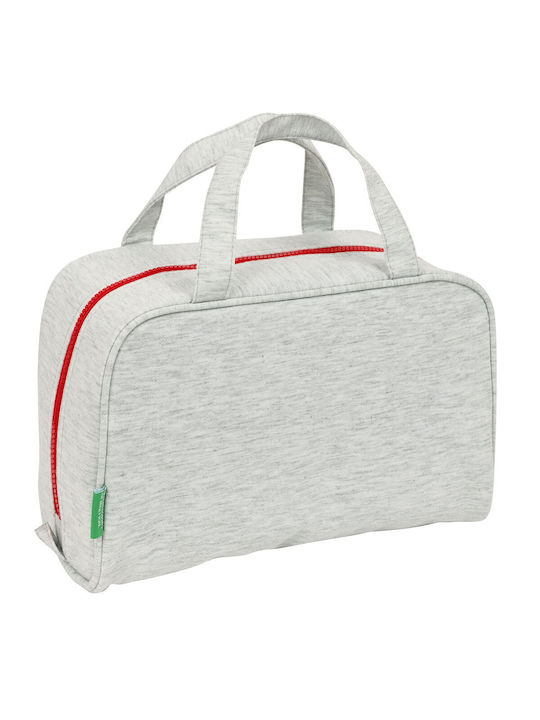 Benetton Necessaire in Gray Farbe 31cm