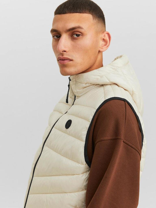 Jack & Jones Ärmellos Herren Jacke Lässig Beige