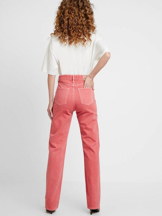 Pepe Jeans Dua Lipa Women's Jean Trousers Pink