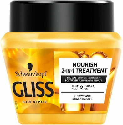 Schwarzkopf Gliss Kur Μάσκα Μαλλιών για Επανόρθωση 300ml