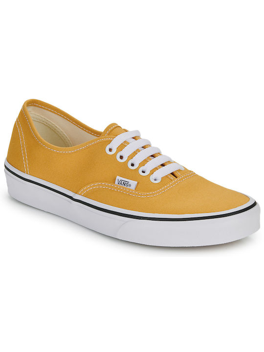 Vans Authentic Γυναικεία Sneakers Κίτρινα