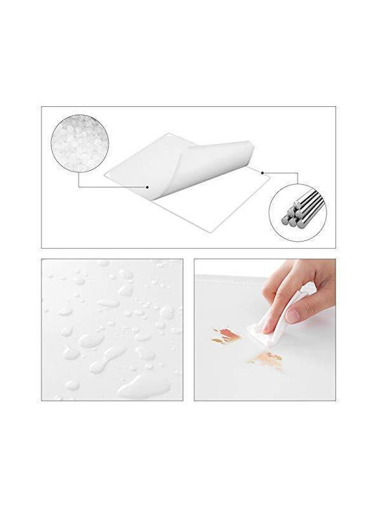 Songmics Sistem de Depozitare Jucării din Plastic Alb 15buc
