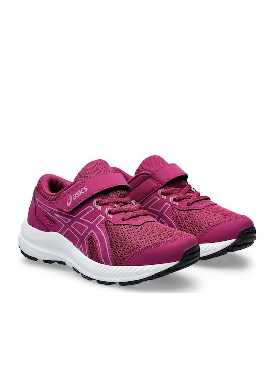 Contend 8 Ps Kids Sports Shoes Running with Hoop & Loop Closure Pink