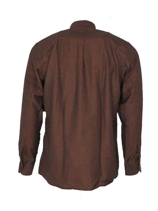 Bradley Men's Shirt Long Sleeve Camel