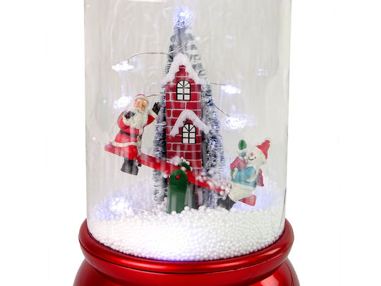 Crăciun Iluminată Ornamental Borcan Baterie 22x22x36cm 1buc