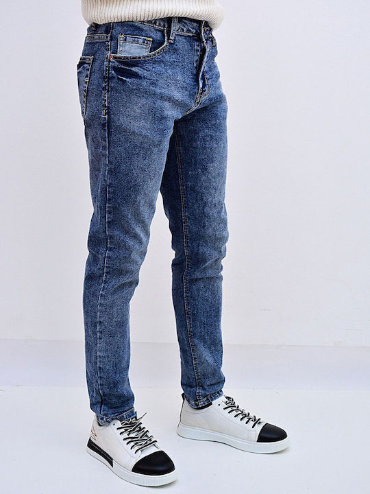 Men's Jeans Pants with Relaxed Fit Blue