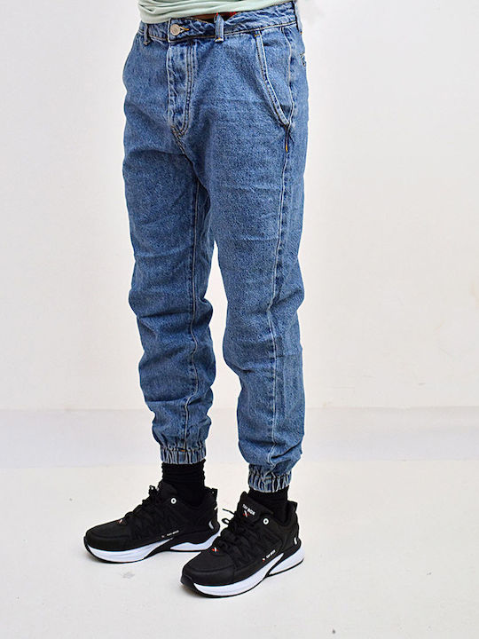 Men's Jeans Pants with Relaxed Fit Blue