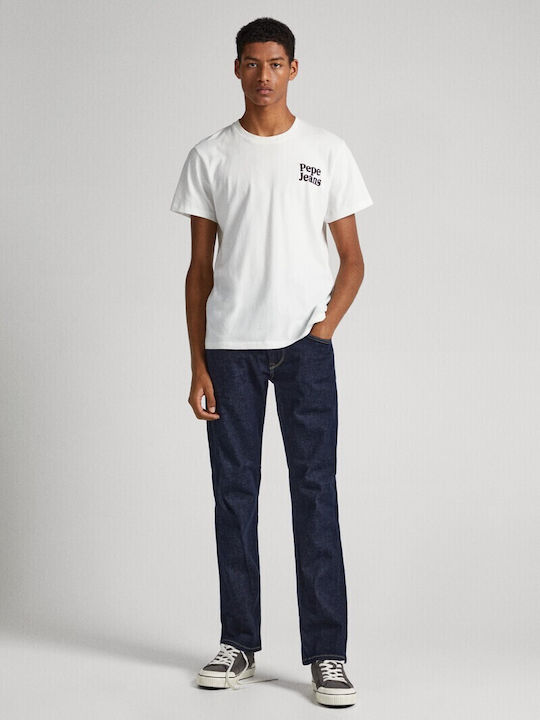 Pepe Jeans London Cash Pantaloni de Bărbați din Jean Blue