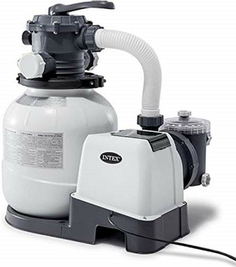 Intex Filtru de nisip pentru piscină cu debit de apă 6m³/h și diametru 38cm.