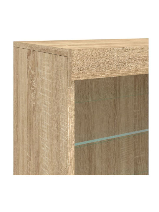 Bibliothek mit LED Coffee 142.5x37x67cm