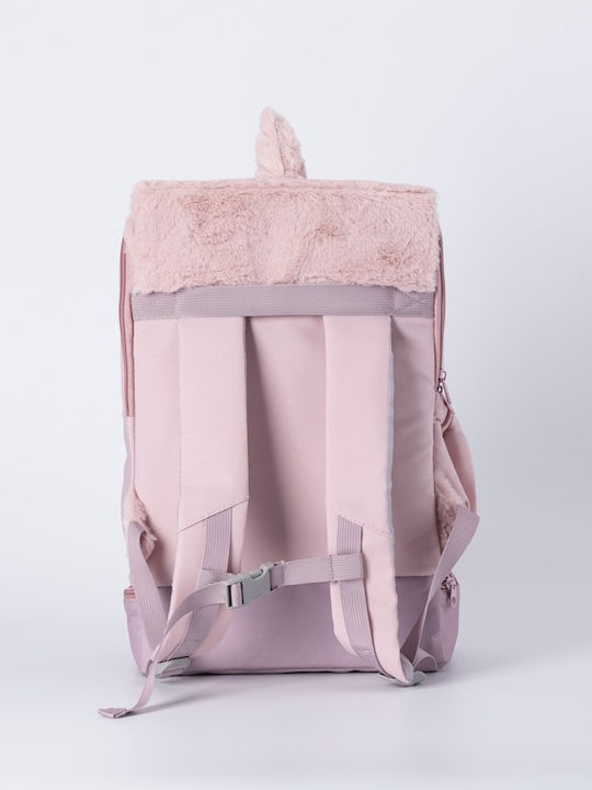 Miniware School Bag Backpack Kindergarten in Pink color L25.4 x W15.24 x H40.64cm