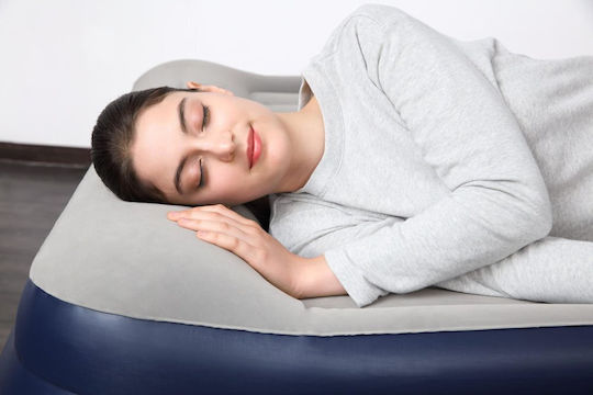 Inflatable Sleeping Mattress Single with Built-in Pump 191x97x46εκ.