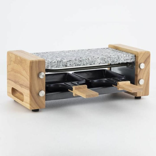 HKoenig Tischplatte Elektrogrill Glatte und Geriffelte Platte 350W 18.5cmx10.5cmcm