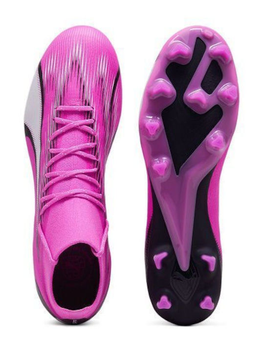 PUMA Ultra Pro Ποδοσφαιρικά Παπούτσια με Τάπες FG/AG Ροζ PUMA Ultra Pro Ποδοσφαιρικά Παπούτσια με Τάπες FG/AG Ροζ