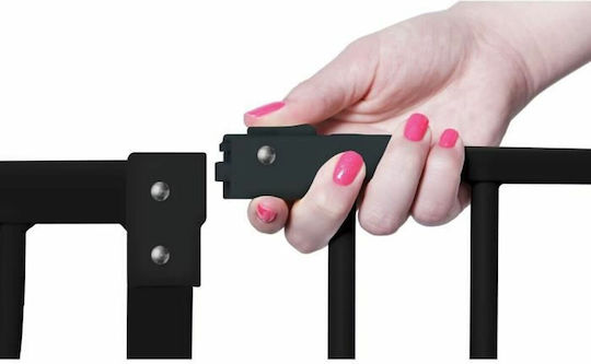 Dreambaby Security Door with Screws, βιδωτό, βιδωτο made of Metal in Black Color 75x93cm 1pcs