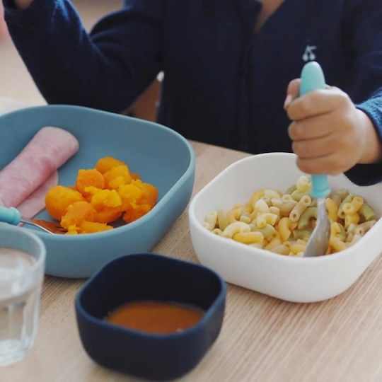 Beaba Kinderessschale aus Silikon Blau 3Stück