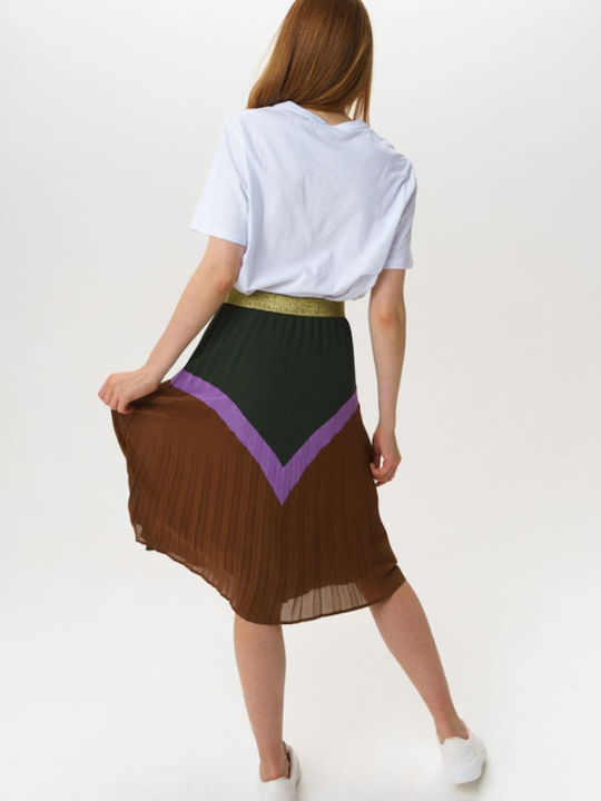 ICHI Pleated Skirt