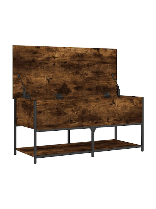 Eingangsmöbel mit Schuhschrank & Bank Smoked Oak 100x42.5x47cm