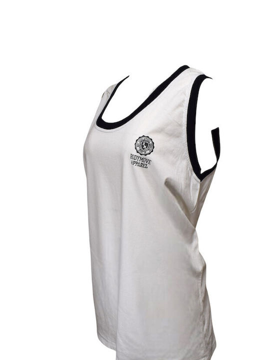 Bodymove Men's Undershirt Sleeveless in White Color