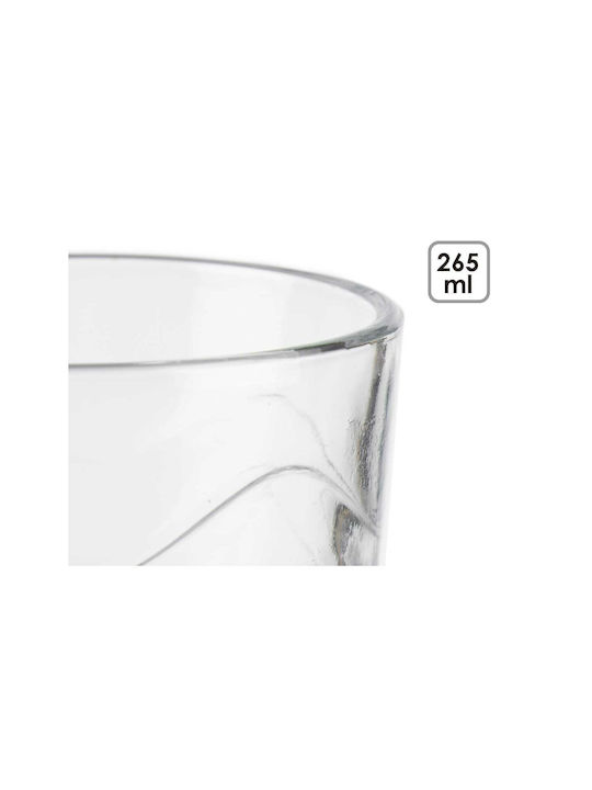 Vivalto Gläser-Set Wasser aus Glas 265ml 8Stück