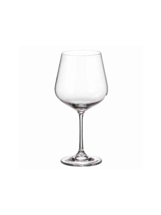 Bohemia Set de Pahare pentru Vin Alb din Cristal Fără Colțuri 600ml 4buc