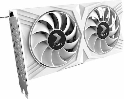 PNY GeForce RTX 4060 8GB GDDR6 OC XLR8 Verto DF White Edition Κάρτα Γραφικών